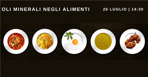 Oli minerali negli alimenti