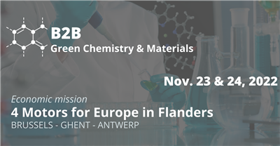 4 Motors in Flanders - Green Chemistry and Materials Matchmaking Event