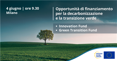 Opportunità di finanziamento per la decarbonizzazione e la transizione verde
