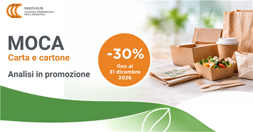MOCA: -30% sulle analisi per i materiali in carta e cartone