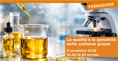 La qualità e la genuinità delle sostanze grasse